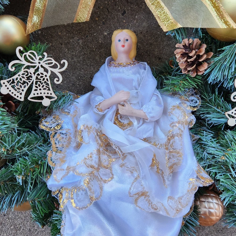 HARK THE HERALD ANGELS SING Christmas Wreath